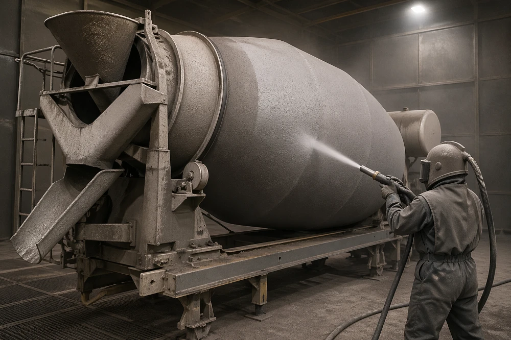 Beton Mikseri Kumlama